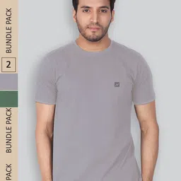 LUX NITRO Pack Of 2 Anti Odour Lounge T-shirts-image-70
