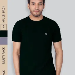 LUX NITRO Pack Of 2 Anti Odour Lounge T-shirts-image-82