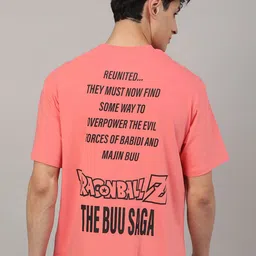 Free Authority Dragon Ball Z Printed Loose Fit Pure Cotton T-Shirt-image-1
