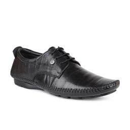 PRIVO by Inc.5 Men Black Leather Derbys-image-65