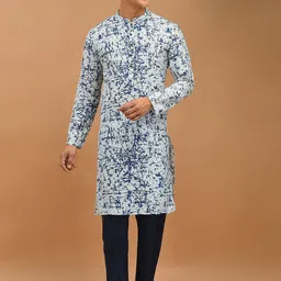 DEYANN  Printed Regular Kurta with Pyjamas-26