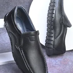 INVICTUS Men Square Toe Formal Slip-On Shoes-picture-9