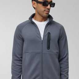 XYXX Regular Fit Solid Hooded Jacket-picture-37