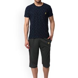 VIMAL JONNEY Abstract Printed Night Suit-image-61