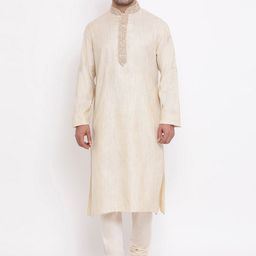 ZOIS Men Embroidered Regular Kurta with Churidar-picture-25