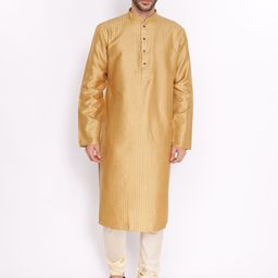 ZOIS Men Striped Regular Kurta with Churidar-25
