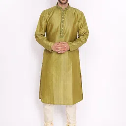 ZOIS Men Embroidered Regular Kurta with Churidar-picture-50