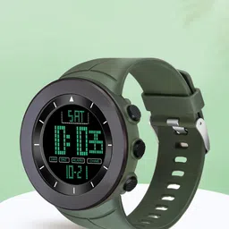 Shocknshop Men Dial & Straps Digital Multi Function Watch SKM18Green-15