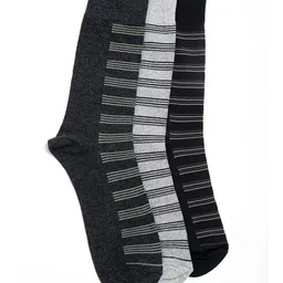 Alvaro Castagnino Men Pack Of 3 Assorted Above Ankle-Length Socks-image-22