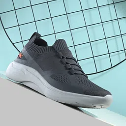 HRX by Hrithik Roshan Men Grey Non-Marking Fresh Foam Walking Sports Shoes-picture-40