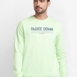 SPYKAR Men Green Printed Sweatshirt-picture-49