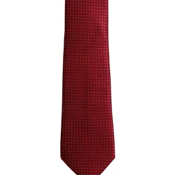 SCHARF Men Woven Design Satin Skinny Tie-image-26
