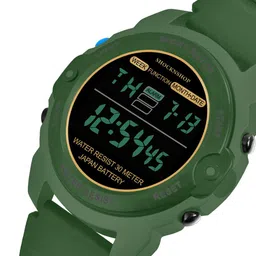Shocknshop Men Dial & Straps Digital Multi Function Watch WCH23Green image 5