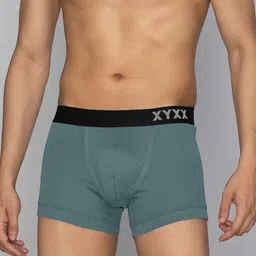 XYXX Men Solid Pack Of 2 Combed Cotton Pace Trunk XYTRNK2PCKN635 image 2
