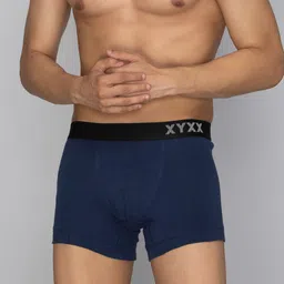 XYXX Men Solid Pack Of 2 Combed Cotton Pace Trunk XYTRNK2PCKN635 image 3