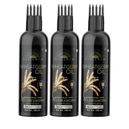 Desi Crew Set Of 3 100% Pure & Natural Wheatgerm Oil For Hair & Skin - 100 ml Each-16