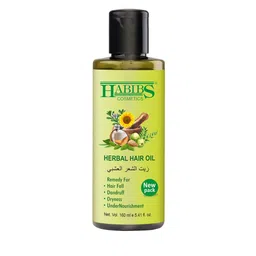 HABIBS Anti-Hairfall Herbal Hair Oil with Almond & Jojoba Oil - 160 ml-picture-33