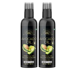 Desi Crew Set Of 2 100% Pure & Natural Avocado Oil For Hair & Skin - 100 ml Each-10