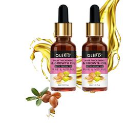 QLERIX Set Of 2 Hair Thickening & Growth Oil With Argan Oil- 30 ml Each-33