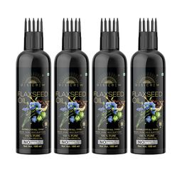 Desi Crew Set Of 4 100% Pure & Natural Flaxseed Oil - 100 ml Each-21