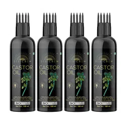 Desi Crew Set Of 4 100% Pure & Natural Castor Oil For Hair & Skin - 100 ml Each-47
