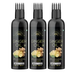 Desi Crew Set Of 3 100% Pure & Natural Ginger Oil - 100 ml Each-84