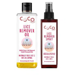 Coco Crush Set Of 2 Ayurvedic Anti-Lice Oil & Spray With Neem & Tea Tree - 100 ml Each-25