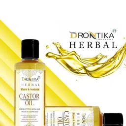 DRONTIKA Set of 2 Herbal Castor Oil With Vitamin E - 200ml Each image 4