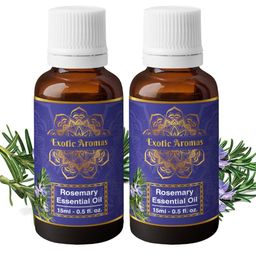 EXOTIC AROMAS 2-Pcs Rosemary Oil for Hair Growth & Skin - 15ml Each-image-7