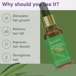 QLERIX Set Of 3 Advanced Hair Growth Serum With Rosemary - 30 ml Each image 2
