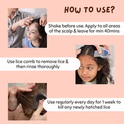 Coco Crush Set Of 3 Lice Remover Oil, Shampoo & Spray - 100 ml Each image 5