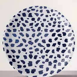 nestroots Blue Printed Porcelain Wall Decor Plate-image-4