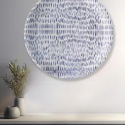 nestroots White Printed Wall Decor Plates-image-75