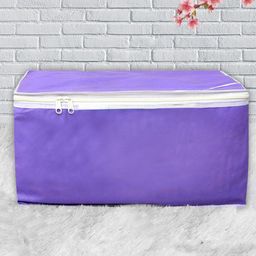 Kuber Industries Purple Solid Wardrobe Organiser-38