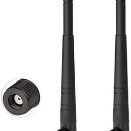 3an telecom 2.4GHz WiFi Antenna 5dBi RP-SMA Antenna for WiFi Router Hotspot, PCI PCIe Network Card, WiFi USB Adapter, Wireless Range Extender 2 PCS image 1