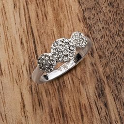 Accessorize London Women Gem Disc Finger Ring-image-61