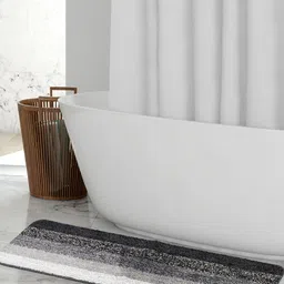 Saral Home Black & Grey Striped Floor Runner-53