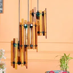 MFD HOME FURNISHING Brown Ceiling Lamp-47