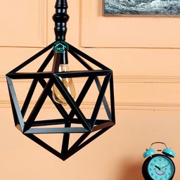 MFD HOME FURNISHING Black Iron Contemporary Ceiling Lamp-44