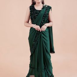 Shrithi Fashion Fab Sequinned Ready to Wear Saree-image-65