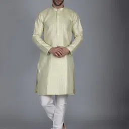 Ethluxis Men Embroidered Regular Kurta with Churidar-image-78