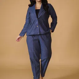 TSUCCHI TRADITIONS Long Sleeves Blazer With Trousers Co-Ords-image-10