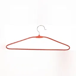 SINAL Orange-Colored 10 Pcs Steel Clothes Hanger-24