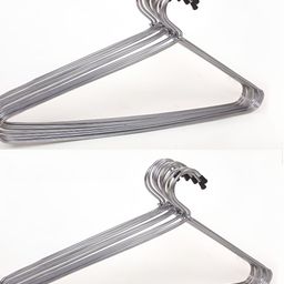 SINAL 24 Pieces Black Steel Shirt Hanger-image-64