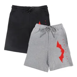 DC by Wear Your Mind Boys Grey Batman Outdoor Shorts-image-66