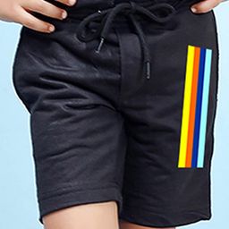 NUSYL Boys Graphic Printed Mid Rise Shorts-picture-34