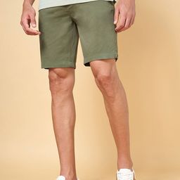 BYFORD by Pantaloons Men Slim Fit Mid-Rise Chino Shorts-picture-49