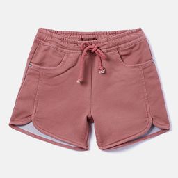 Crimsoune Club Girls Pink Regular Shorts-image-58