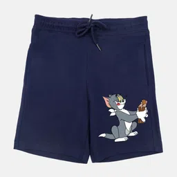 YK Warner Bros Boys Tom & Jerry Graphic Printed Shorts-32