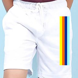 NUSYL Boys Mid-Rise Geometric Printed Casual Cotton Shorts-image-66